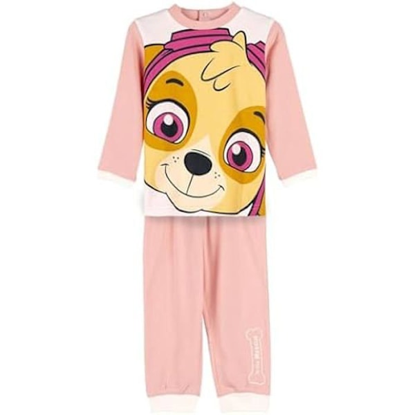 Vinterpyjamas - PAW PATROL - Chase - 100% Bomull - Unisex - 2 Delar