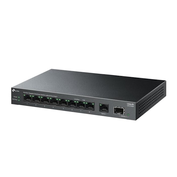 TP-Link LiteWave LS1210GP. Kytkimen tyyppi: hallitsematon. Perus RJ-45 Ethernet -kytkintyyppi Portit: Gigabit Ethernet