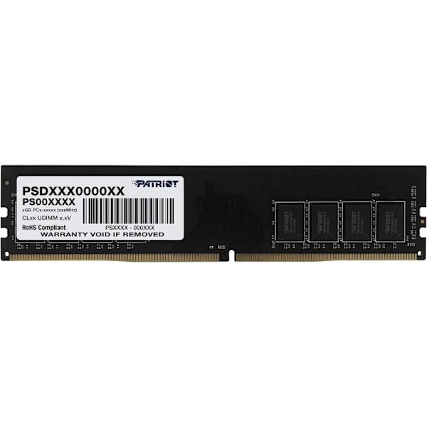 Kit RAM Hukommelse - PATRIOT - Signature Line - 32Go (2x16Go) - DDR5 - 5600 MHz - Sort