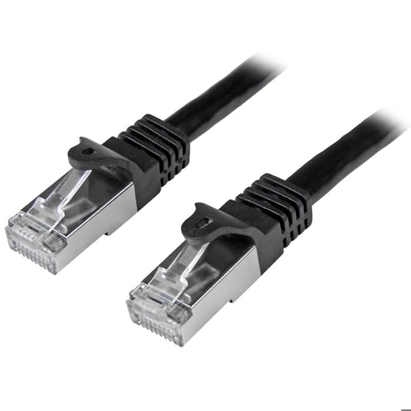 Cat6 skærmet SFTP netværkskabel - STARTECH - Uden krog - 5m - Sort