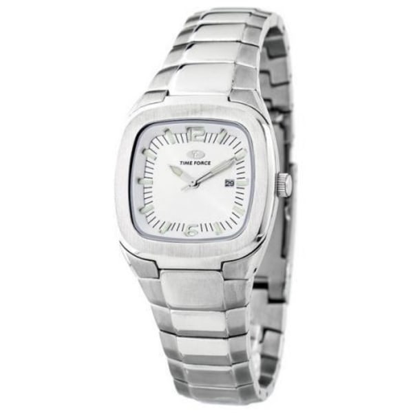 Dameur - Time Force - TF2576L-02M - Quartz - Stål - 33 mm Vit