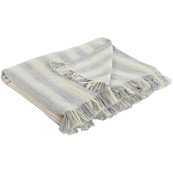 Cover - HOME ESPRIT - Grå - 150 x 250 cm - Multifarvet - Rektangulær Flerfärgad