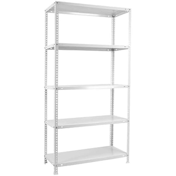 Opbevaringshylde - SIMON RACK - 5 niveauer - Kapacitet 75 kg - Dimensioner 1800x800x400 mm - Metal