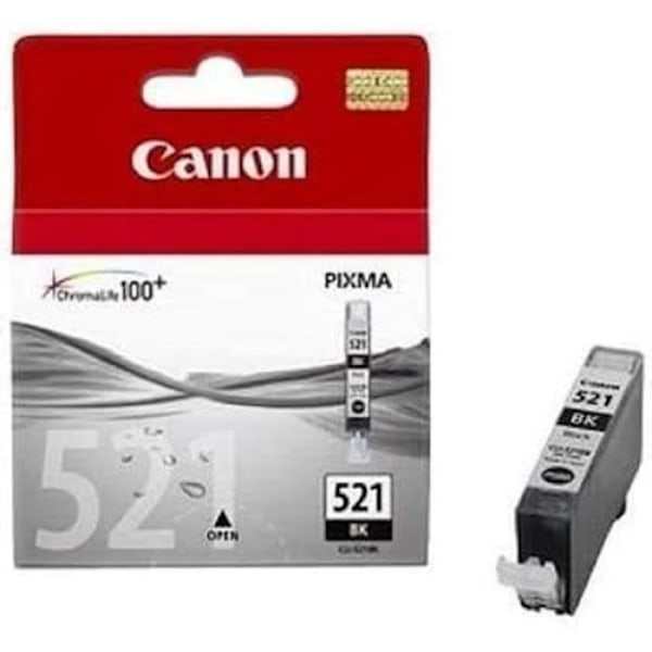 CANON Blækpatron CLI-521 BK Sort Foto