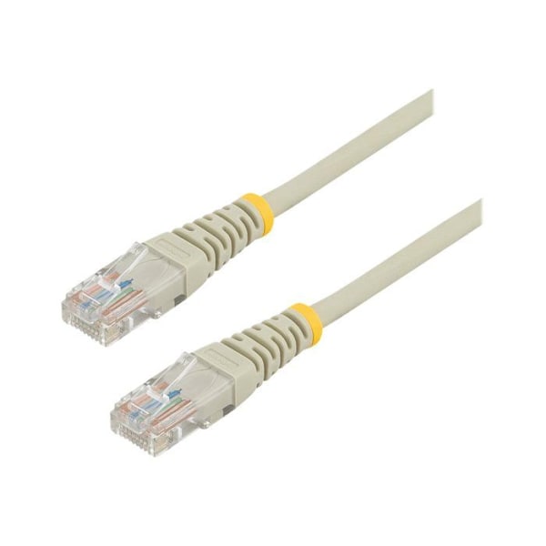 STARTECH Hookless Cat5e UTP-verkkokaapeli - 10 m harmaa - Anti-Snag RJ45 Ethernet-johto - Patch-kaapeli