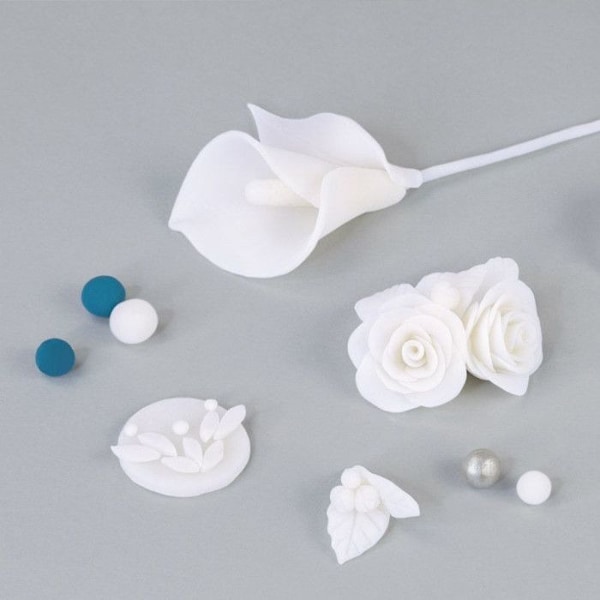 Porcelainsæt - MILAN - E4611 - Hvid - 500 g - Enhed unik
