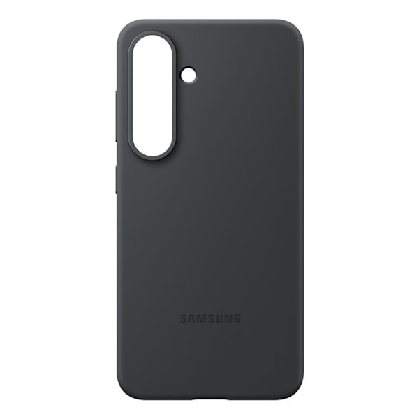 Coque - Samsung - Galaxy S25 - Silikonecover - Optimal beskyttelse - Mat og blød berøring Svart