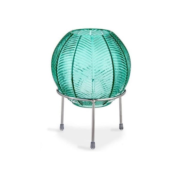 ballongdesign blå vas 14 cm
