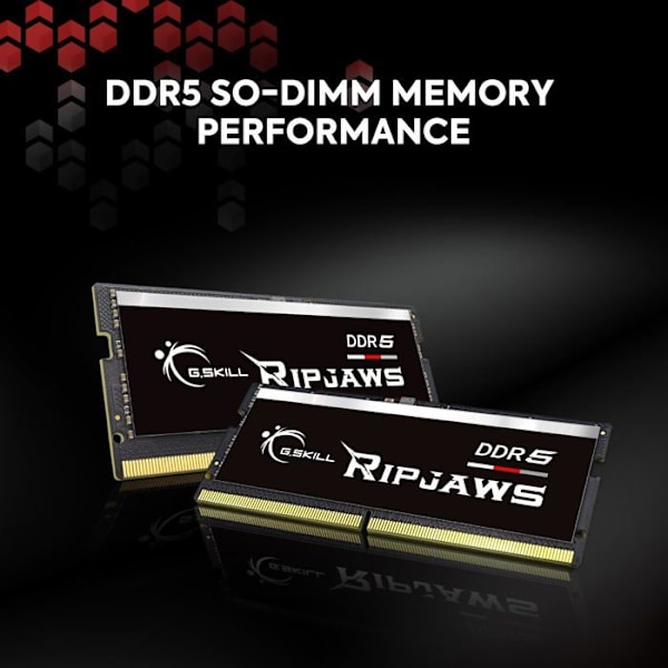 G.Skill RipJaws Series SO-DIMM 64 GB DDR5 5600 MHz CL40 - Dual Channel Kit