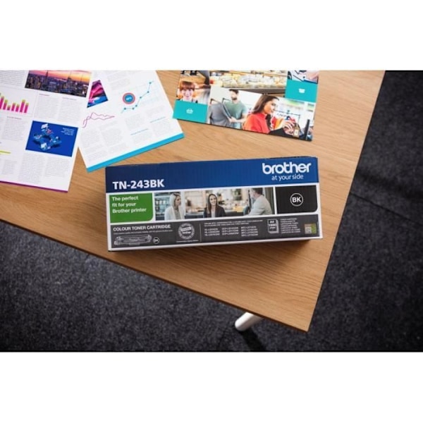 Standard svart toner - BROTHER - TN243BK - 1 000 sidor