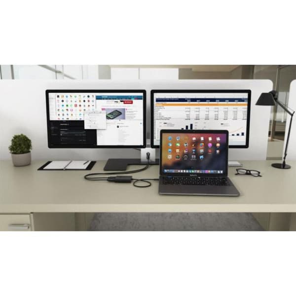 Ulkoisen videoadapterin - I-TEC - C31DUAL4KDP - 2 x DisplayPort - USB-C 3.1 - 4K Ultra HD