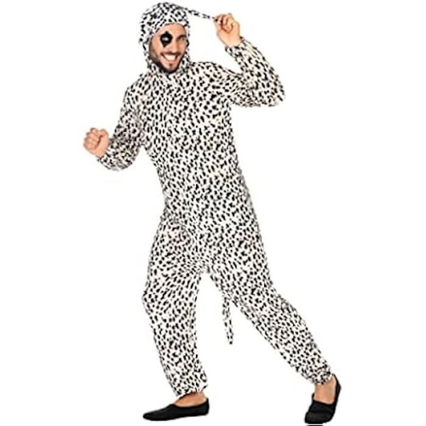 Dalmatisk kostume - ATOSA - XL - Jumpsuit og hovedbeklædning - Blandet - Hurtig levering vit svart