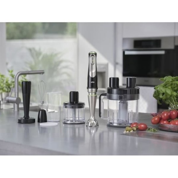 BRAUN MQ 9187 XLI stavblender - 1200W - 3 hastighedstilstande - Sort