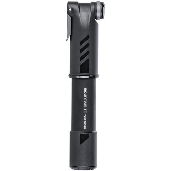Topeak Mountain TT TwinTurbo - Polkupyöräpumppu - musta