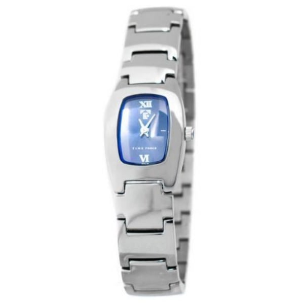 Dameur - Time Force - TF4789-06M - Quartz - Stål - 20 mm Blå