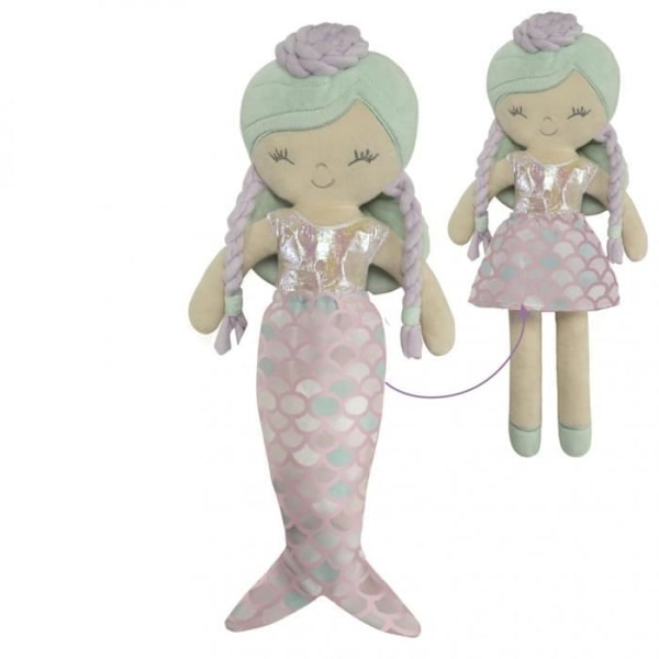 Docka - Decuevas Toys - 20041 - Ocean Fantasy-kollektion - Rosa - Plysch - Färgglad låda