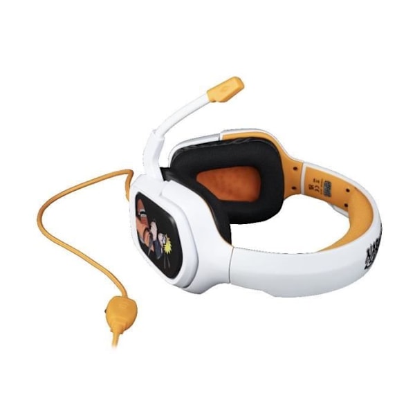 Naruto Shippuden langalliset pelikuulokkeet - KONIX - PS4, PS5, Switch ja Xbox - Mikrofoni - 1,5 m kaapeli - 3,5 mm jakki - Naruto