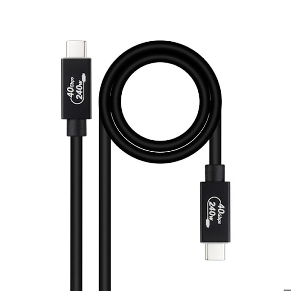 Nanocable USB-C-kabel 4 M/M 1m