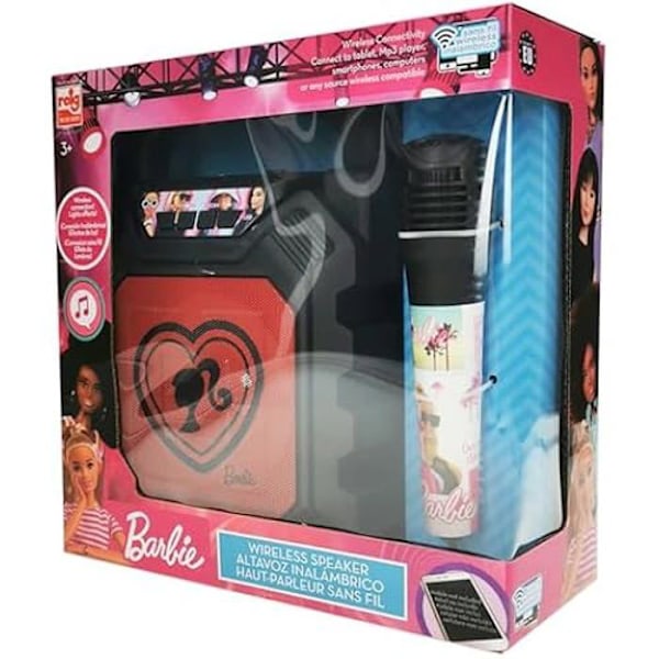 Bluetooth-højttaler - CLAUDIO REIG - Barbie - Pink - Med mikrofon - Til børn fra 3 år Rosa