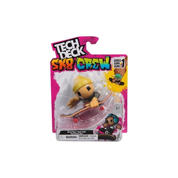 Outdoor Game Tech Deck Pack med 1 SK8 Crew Random Model
