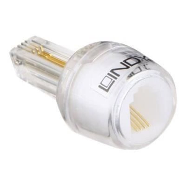 Telefon twist eliminator - LINDY - Sort - Telefonkabel - 1m