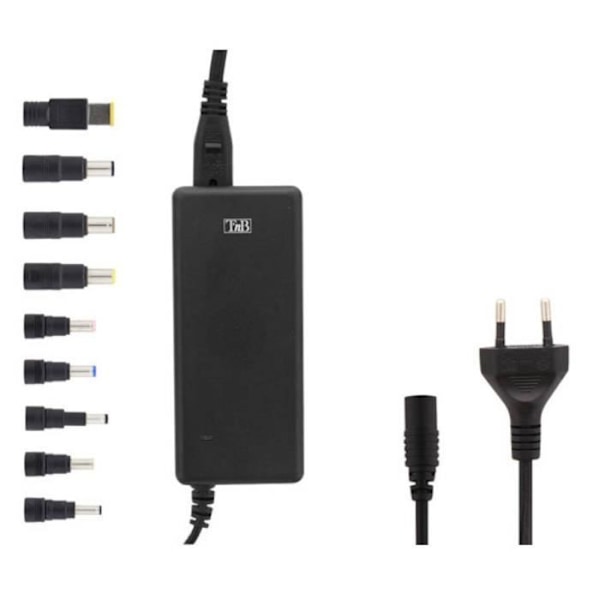 Universal netstrømforsyning - T'nB - CHNB19V65 - 65W - 9 adaptere - Ultrabook 15,6'' Svart
