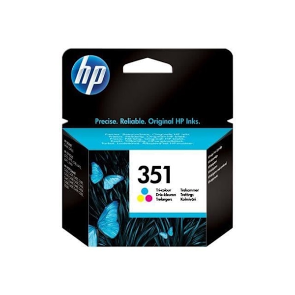 HP blækpatron CB337EE 351 farve - til HP Deskjet D4260, D4263, D4360, D4363, D4368 - 3,5 ml