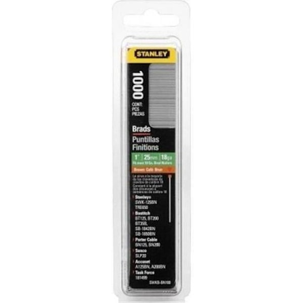 1000 naulaa 12 mm tyyppi J - STANLEY - 1-SWK-BN050T pengar
