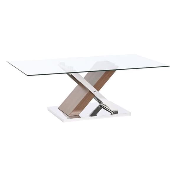 Soffbord - Modernt - Brun - MDF - Stål - 120 cm - Nutida design Brun, Silver