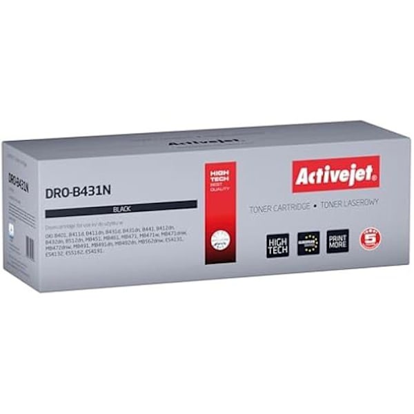 Tambor - ACTIVEJET - OKI 44574302 - Kompatibel - Hög kvalitet - Lätt att installera