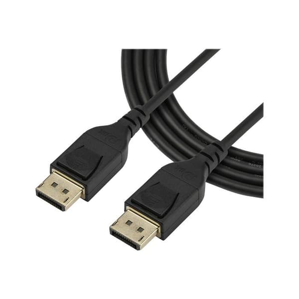 Videokabel DisplayPort 1.4 - StarTech.com - 2 m - VESA-certifierad - Plug and Play - Svart