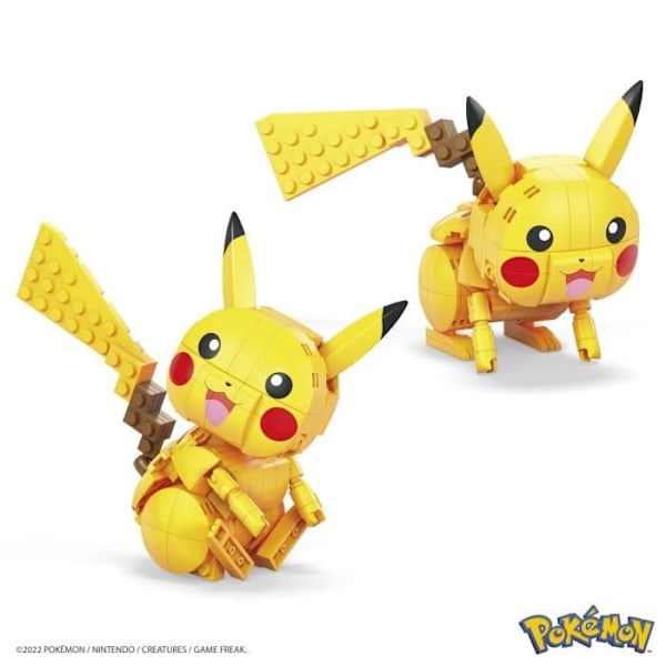 Mega Construx - Pokemon Pikachu at bygge - Bygge klodser - fra 7 år og opefter GMD31 Flerfärgad