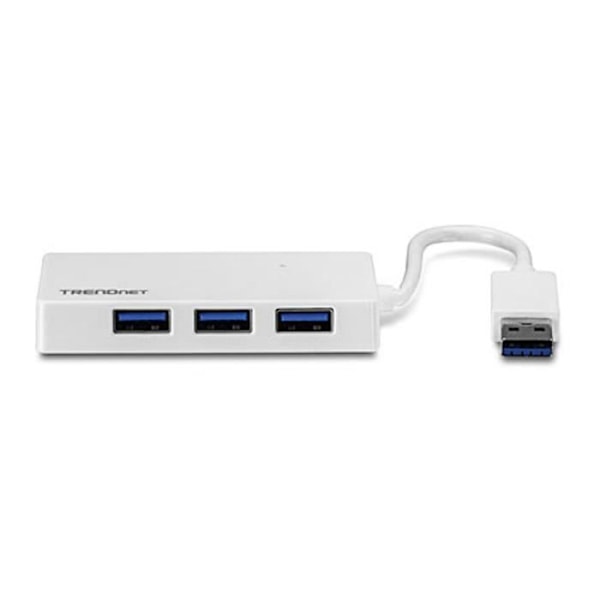 4-portars USB 3.0 Hub - TRENDNET TU3-H4E - USB-driven
