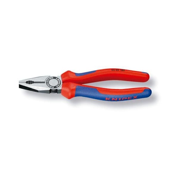 Universaltang - KNIPEX - 0302180 - poleret - bi-materiale - 180 mm