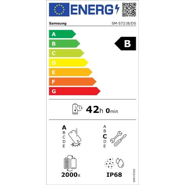 Samsung Galaxy S24 FE -älypuhelin 128 Gt Sininen Blå