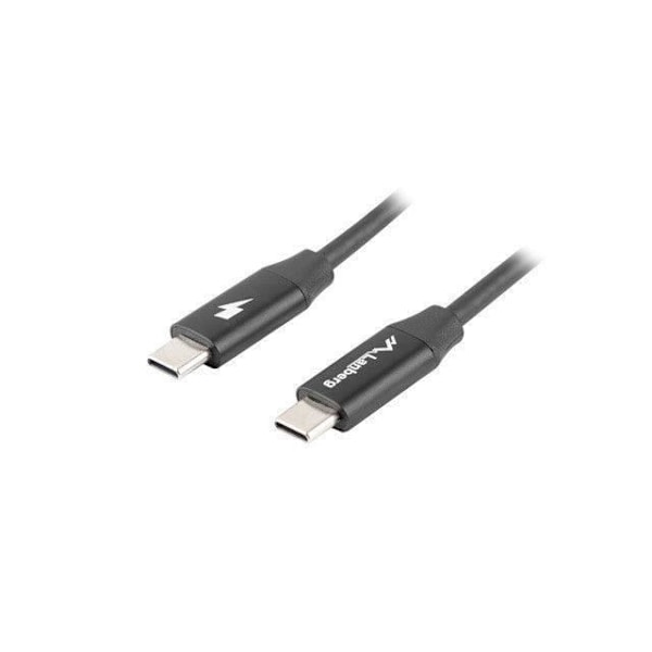 LANBERG USB 2.0 Type C 1.8 USB-kaapeli - CA-CMCM-40CU-0018-BK