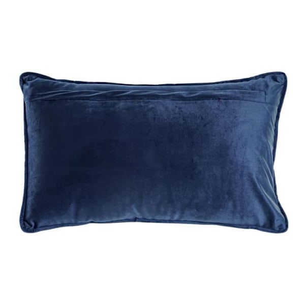 sininen tyyny 50 x 10 x 30 cm kukkia
