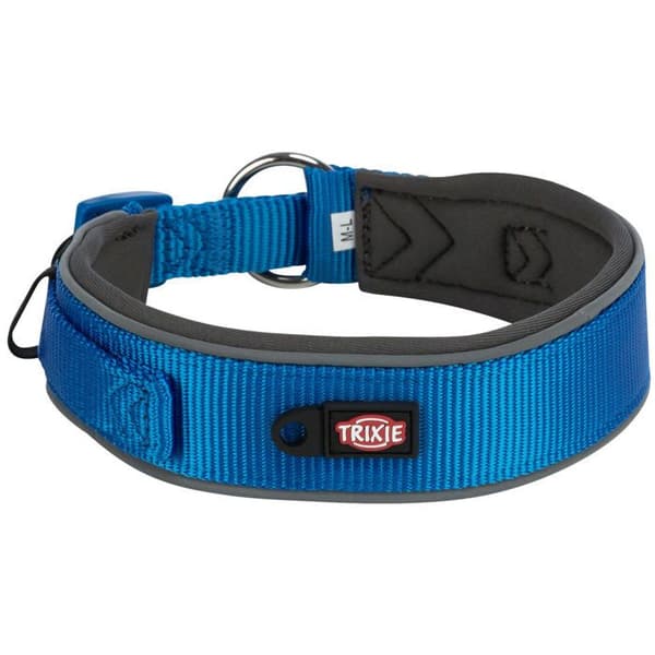 Extra stor hundhalsband Trixie Premium kungsblå