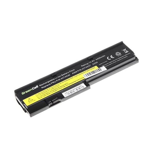 Green Cell® Standard Series 42T4650-batteri för Lenovo ThinkPad X200 X200s X201 X201i X201s Bärbar dator 4400mAh 10,8V