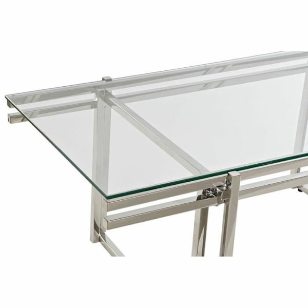 Chic og moderne sofabord - Mærke - Model - Hvid - Glas