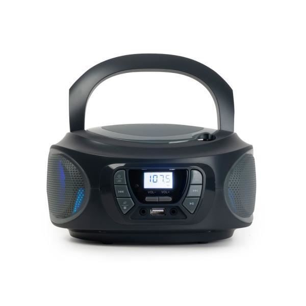 Boombox - FONESTAR - BOOM-ONE-B - Grå - Lysanalyser - Digital FM tuner Grå