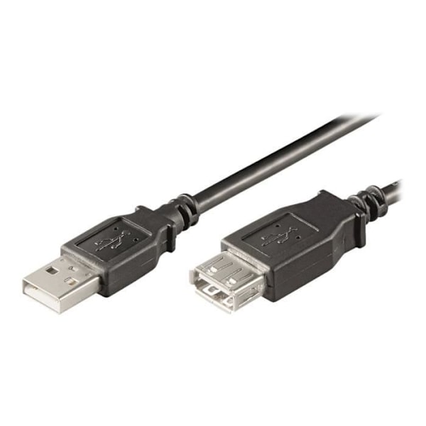 Ewent USB kabel forlænger USB (F) til USB (M) USB 2.0 5 m sort