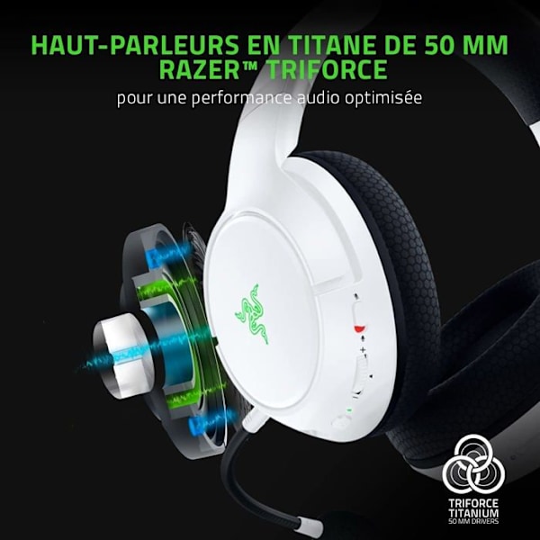 Razer Kaira Pro Headset - Xbox - Hvid-XBOX SERIES