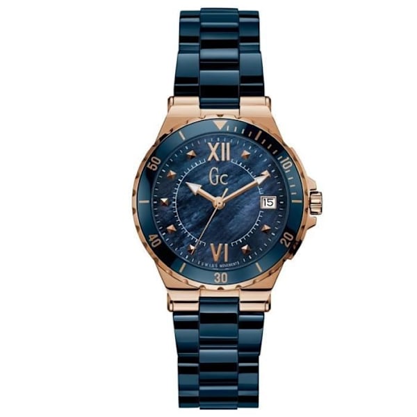 Kvinde ur - GC - Y42003L7 - 36mm - Keramisk rem - Analog kvarts Blå
