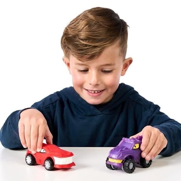 Minivogne - MOOSE TOYS - GOO MOBILES - BLAZAGON VS TREADS SHREDZ Rød, lilla