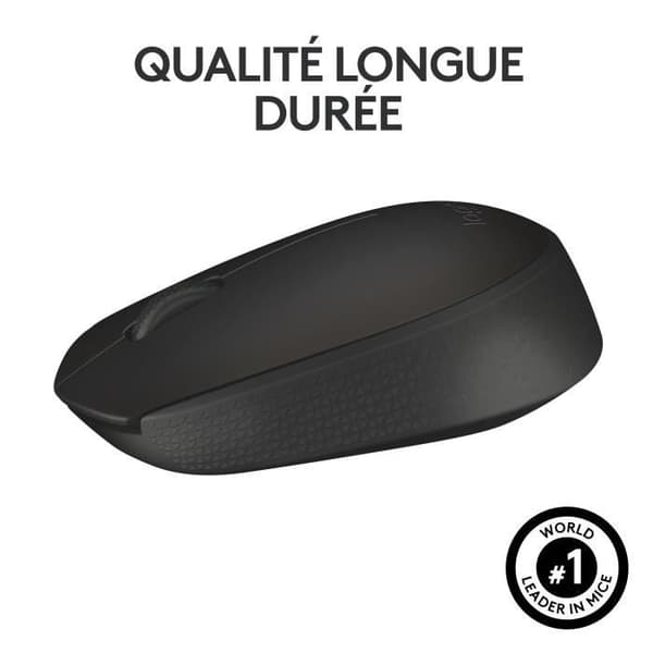 Hiiri - Langaton - Logitech - M171 - Musta - Ambidextrinen
