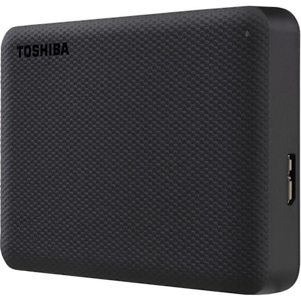 Ekstern harddisk - TOSHIBA - Canvio Advance - 4 TB - Sort