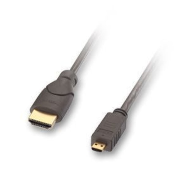 LINDY HDMI® -kaapeli - HDMI 2.0 Ultra HD -yhteensopiva - Tyyppi A/D (mikro) - 2m - Musta