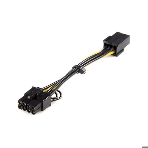 Strømadapterkabel - STARTECH - PCI Express - 6 pins til 8 pins - 15 cm - Gul