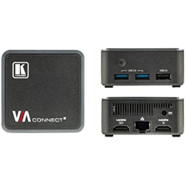 Tilslutningsmodul - KRAMER - VIA Connect² - 32 GB - Wi-Fi - Sort
